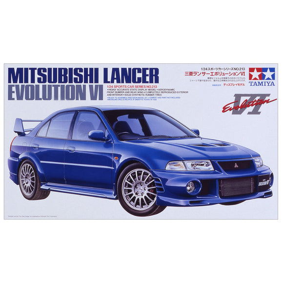 Mitsubishi Lancer Evolution VI, Tamiya Plastic Model Kit (Scale 1/24)