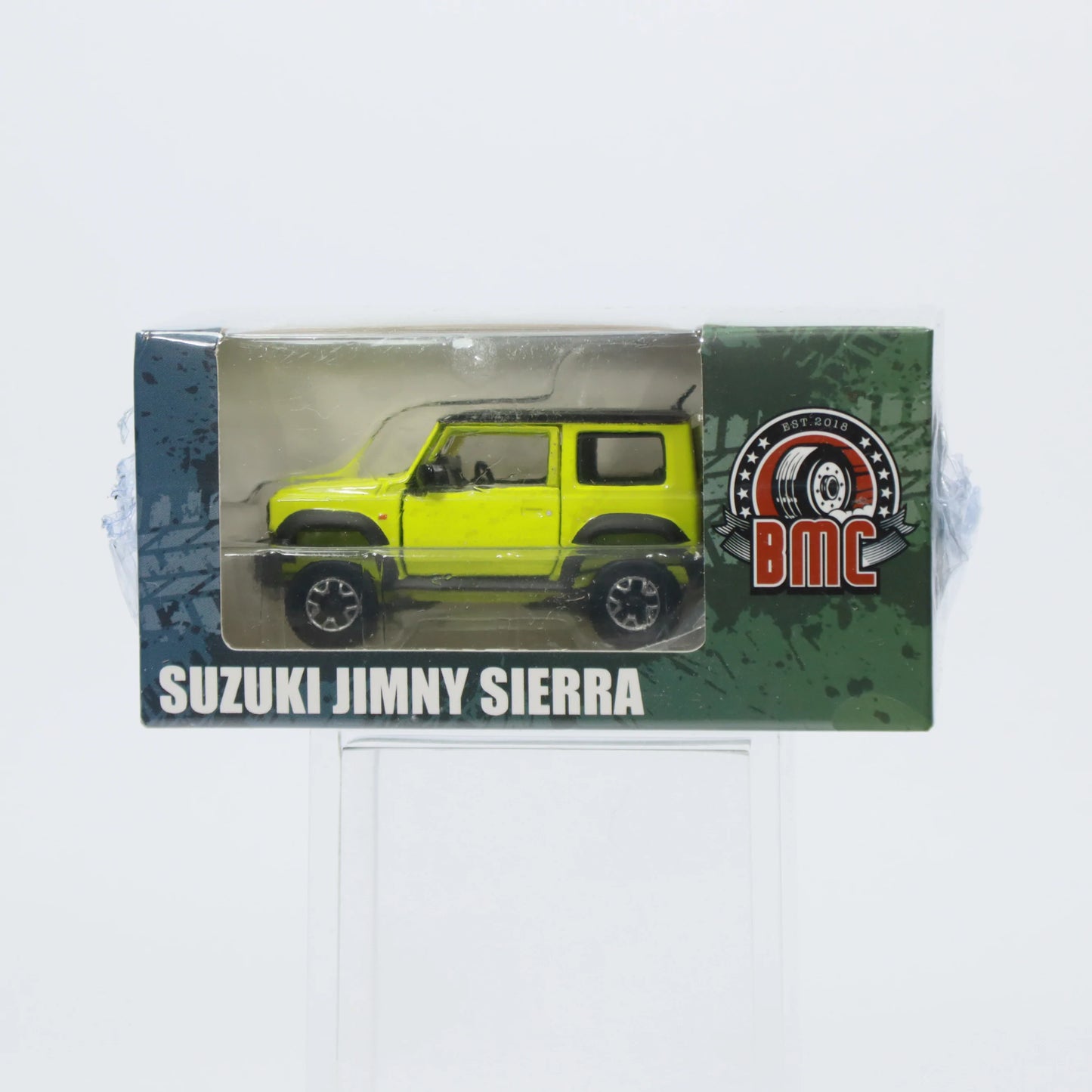 SUZUKI Jimny (JB74) Kineetic Yellow / Black Top (New Parts) RHD, BM Creations diecast model car GInzat Australia