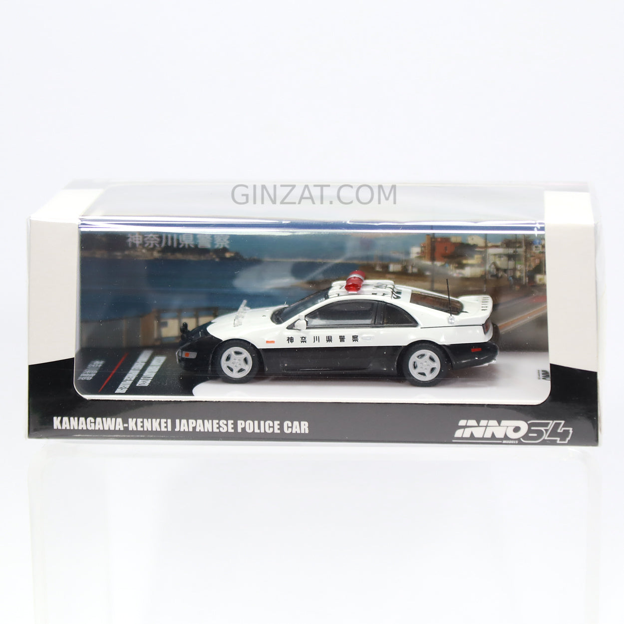 NISSAN Fairlady Z (Z32) Kanagawa-Kenkei Japanese Police Car, INNO64 diecast model car