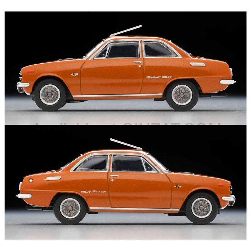 Isuzu Bellett 1600GT type R (Orange M) 1973, Tomica Limited Vintage diecast model car TLV-137c