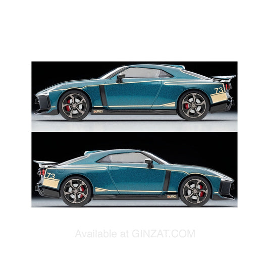 Nissan GT-R50 by Italdesign Dark Green, Tomytec Tomica Limited Vintage NEO LV-N diecast model car