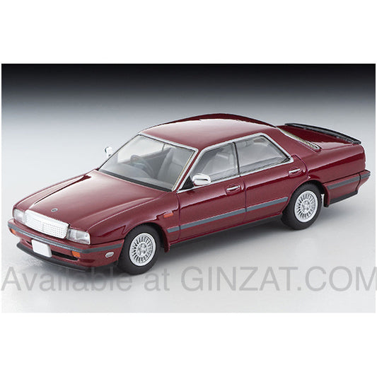Nissan Gloria Cima TYPE-II S (Red) 1990, Tomytec Tomica Limited Vintage Neo LV-N340a diecast model car