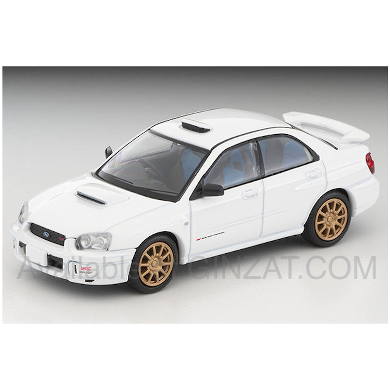 Subaru Impreza WRX STi spec C White 2003, Tomytec Tomica Limited Vintage Neo LV-N337a diecast model car