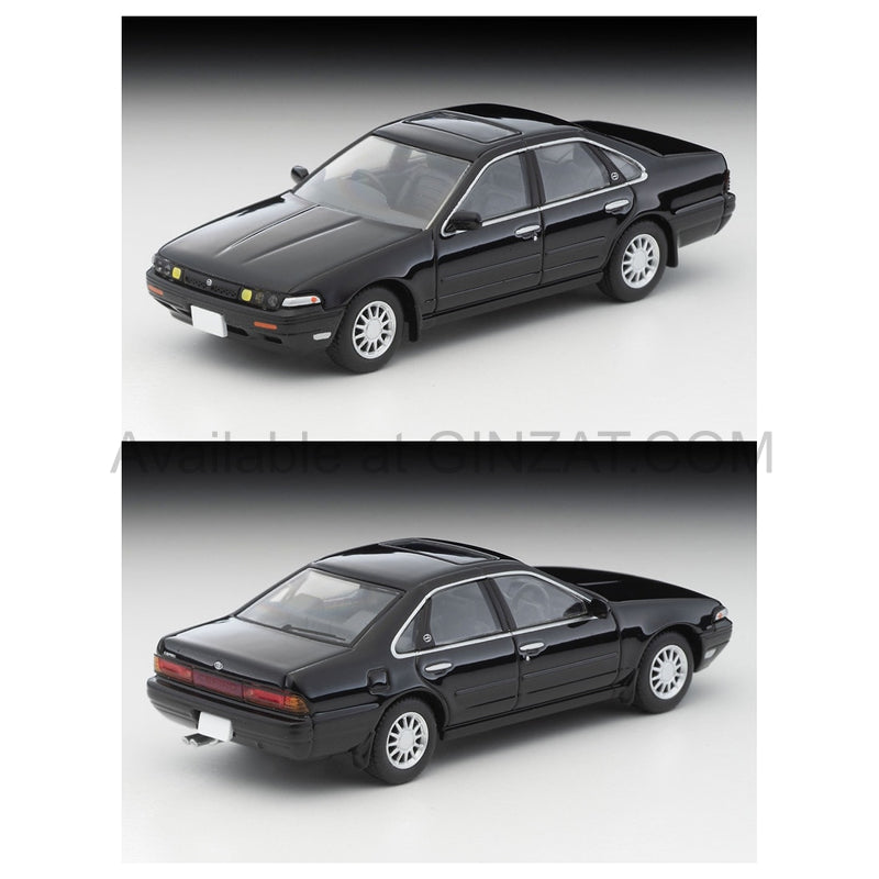 Nissan Cefiro Sports Cruising (Black) 1988 Model, Tomytec Tomica Limited Vintage Neo diecast model car TLV-N335b 