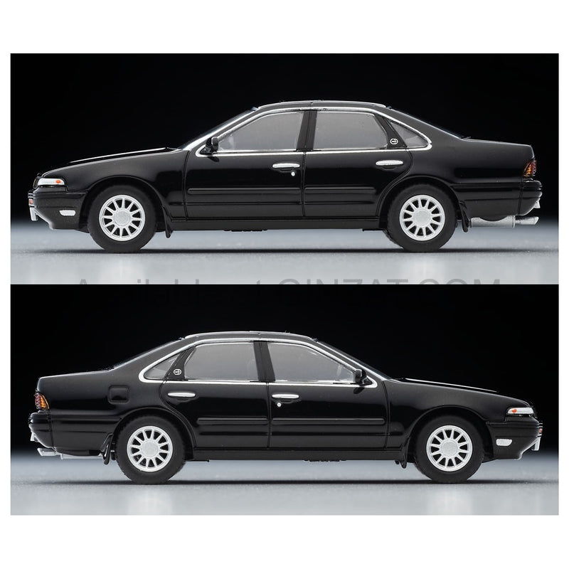 Nissan Cefiro Sports Cruising (Black) 1988 Model, Tomytec Tomica Limited Vintage Neo diecast model car TLV-N335b 