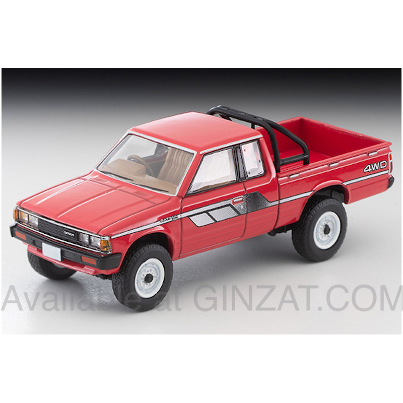 Datsun Truck 4WD King Cab AD Red, Tomytec Tomica Limited Vintage Neo LV-N320b diecast model car