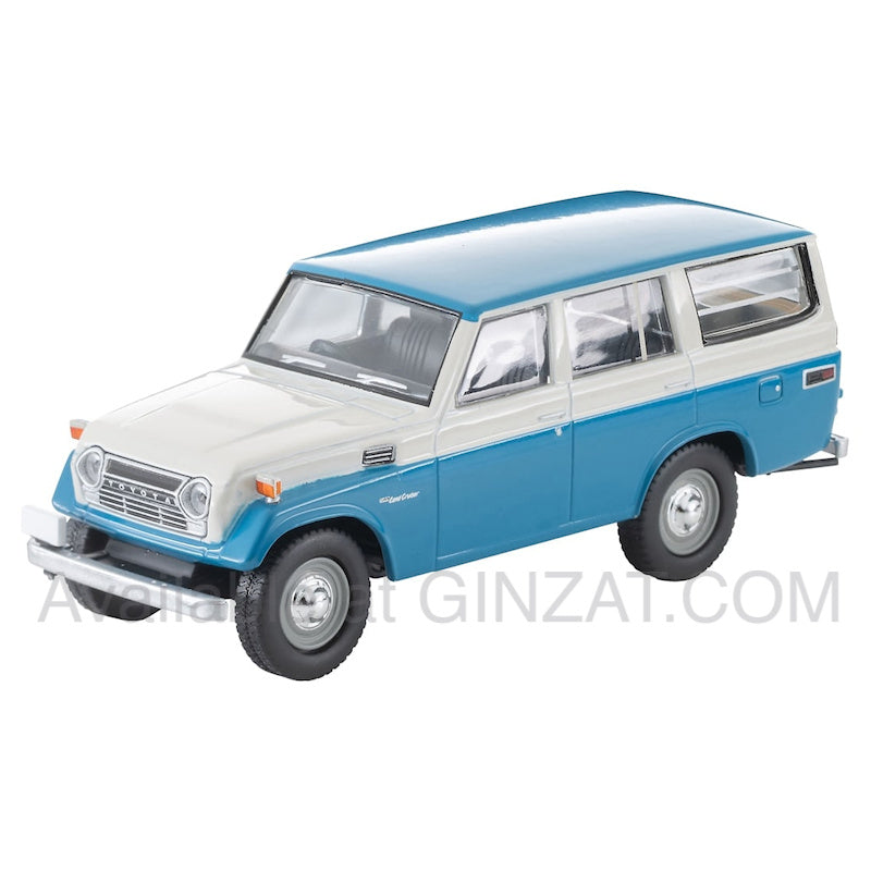 Toyota Land Cruiser FJ56V (White/Blue), Tomytec Tomica Limited Vintage LV-104d diecast model car