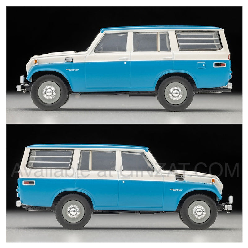 Toyota Land Cruiser FJ56V (White/Blue), Tomytec Tomica Limited Vintage LV-104d diecast model car