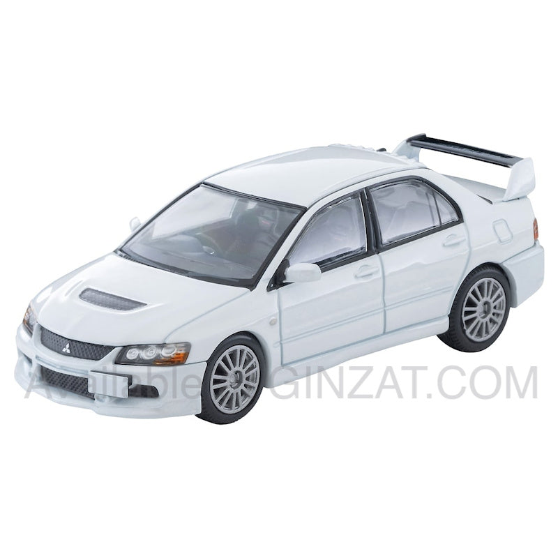 Mitsubishi Lancer GSR Evolution IX MR (Pearl White, 2006), Tomytec Tomica Limited Vintage Neo LV-N349b diecast model car