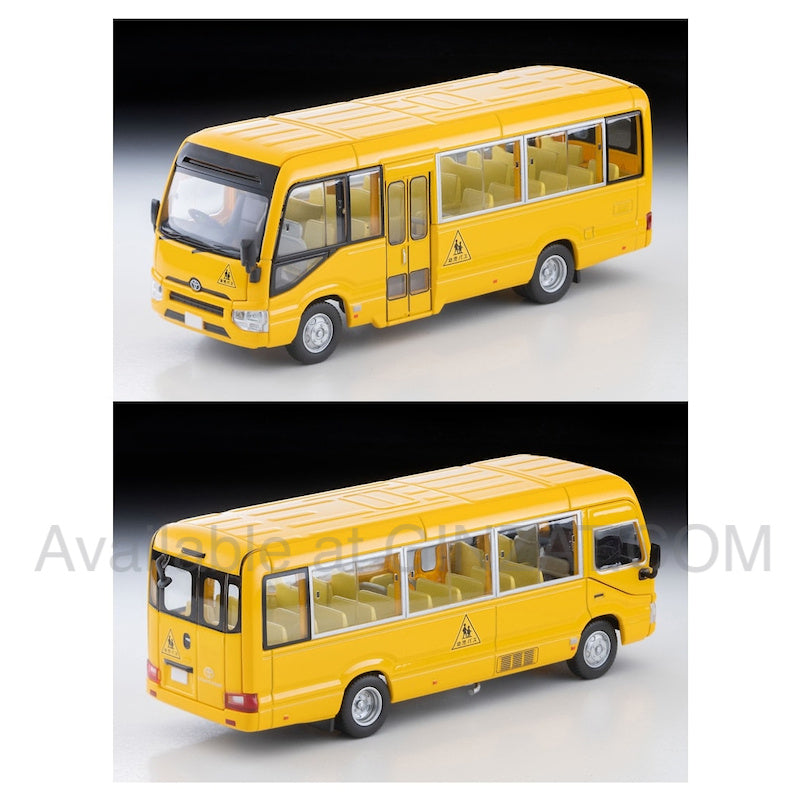 Toyota Coaster Kindergarten Bus (Yellow), Tomytec Tomica Limited Vintage Neo LV-N348a diecast model car