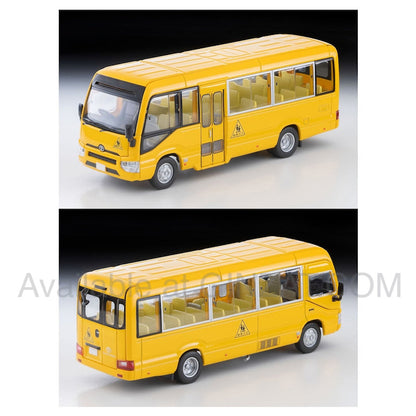 Toyota Coaster Kindergarten Bus (Yellow), Tomytec Tomica Limited Vintage Neo LV-N348a diecast model car
