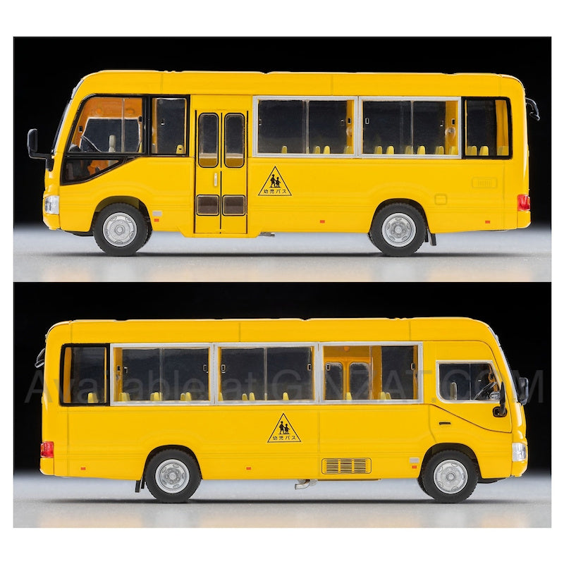 Toyota Coaster Kindergarten Bus (Yellow), Tomytec Tomica Limited Vintage Neo LV-N348a diecast model car