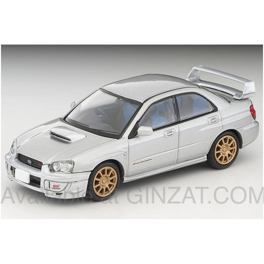 Subaru Impreza WRX STi (Silver) 2003 Model, Tomytec Tomica Limited Vintage Neo LV-N336b diecast model car