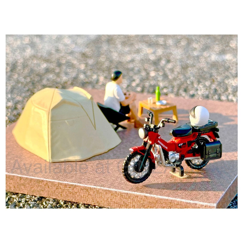 GeoColle64 #Car Snap 30a Solo Camping (with Honda CT125 Hunter Cub)