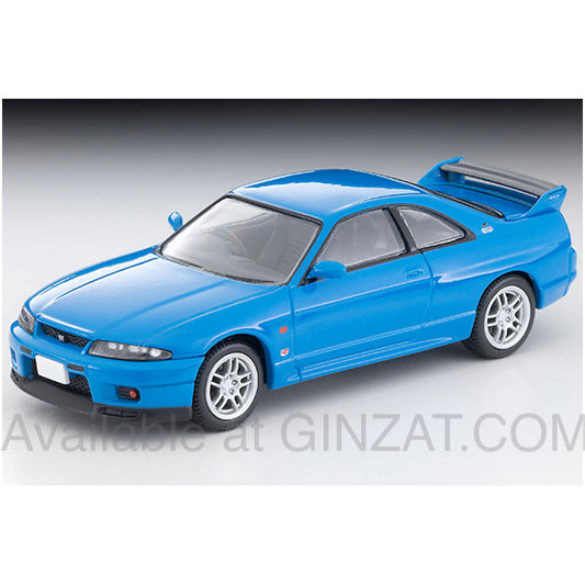 Nissan Skyline GT-R V-spec LM Limited (Champion Blue) 1996 Model, Tomytec Tomica Limited Vintage Neo LV-N308e diecast model car