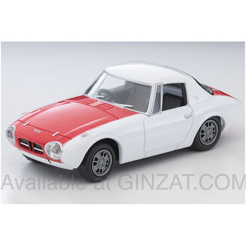 Toyota Sports 800 Custom Color Version (White/Red) 1965 Model, Tomytec Tomica Limited Vintage LV-215a diecast model car