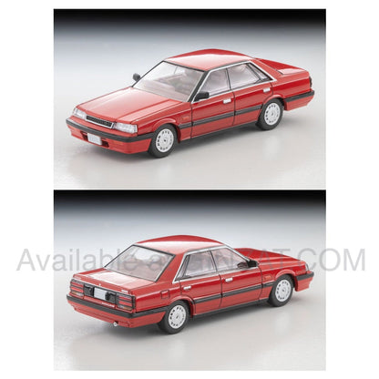 Nissan Skyline 4-Door HT 1800 Passage (Red, 1987), Tomytec Tomica Limited Vintage Neo LV-N352a diecast model car 