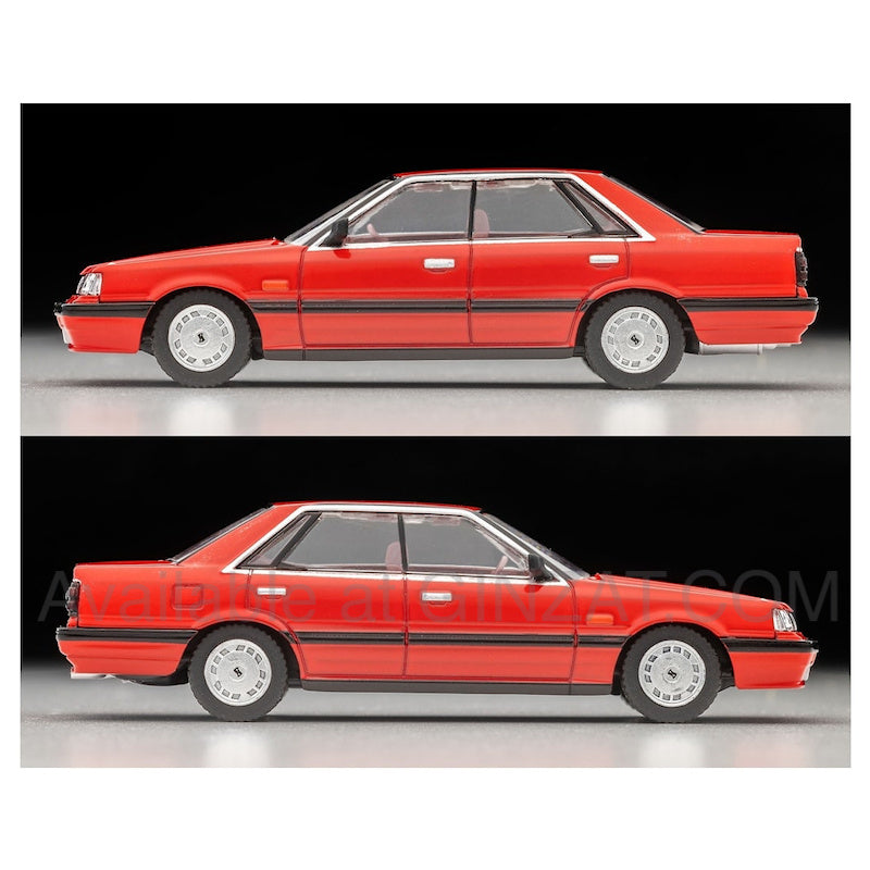 Nissan Skyline 4-Door HT 1800 Passage (Red, 1987), Tomytec Tomica Limited Vintage Neo LV-N352a diecast model car 