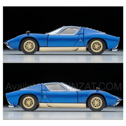 Lamborghini Miura SV (Blue Metallic), Tomytec Tomica Limited Vintage LV diecast model car
