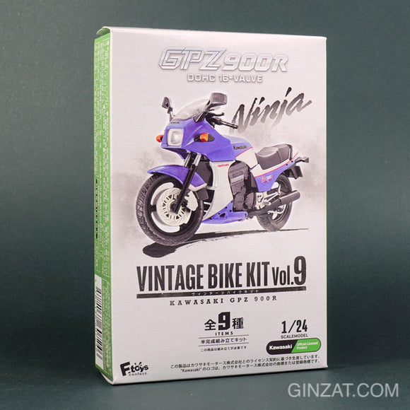 Kawazaki GPZ900E, F-Toys Vintage Bike Kit Vol.9, 1/24 plastic model kit