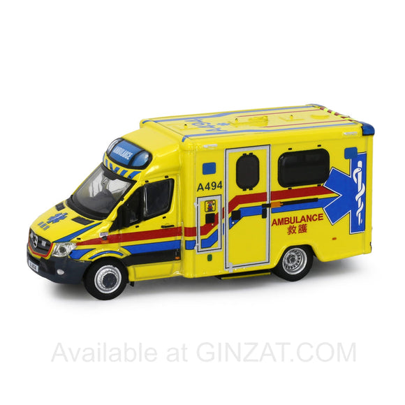 Mercedes-Benz Sprinter Ambulance Hong Kong FSD, TINY diecast model car