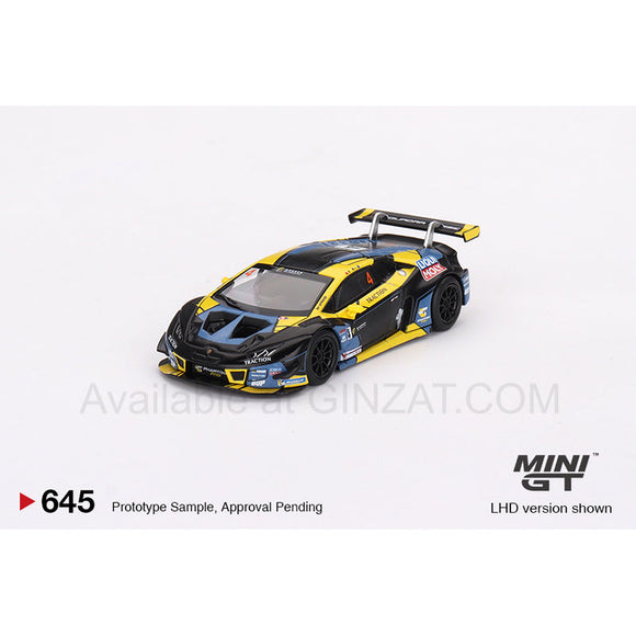 Lamborghini Huracan GT3 EVO Macao GP Macao GT 2022 3rd #4, Mini GT No. 645 diecast model car
