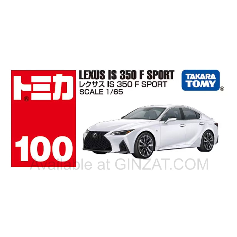 Lexus IS 350 F Sport, Tomica No.100 diecast model car