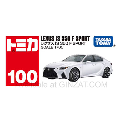 Lexus IS 350 F Sport, Tomica No.100 diecast model car