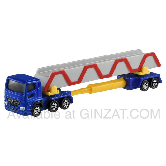 Mitsubishi Fuso Super Great Pole Trailer, Tomica No.140 diecast model car