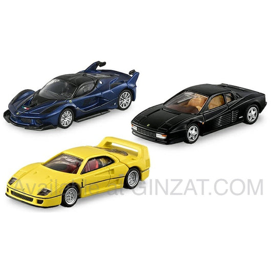 Ferrari 3 Models Collection, Tomica Premium Gift Set