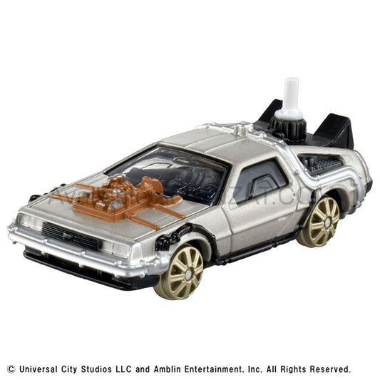 Back to the Future Time Machine (PART 3/Rail Wheel Version), Tomica Premium Unlimited 02 diecast model car