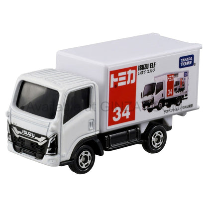 Isuzu Elf Box, Tomica No. 34 diecast model car
