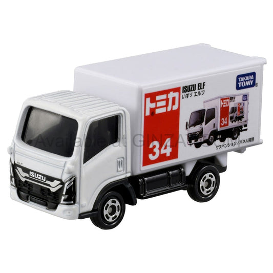 Isuzu Elf Box, Tomica No. 34 diecast model car