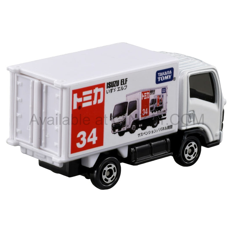 Isuzu Elf Box, Tomica No. 34 diecast model car