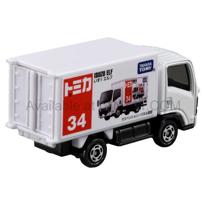 Isuzu Elf Box, Tomica No. 34 diecast model car