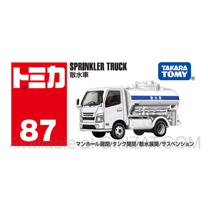 Water Sprinkler Truck, Tomica No.087 diecast model car