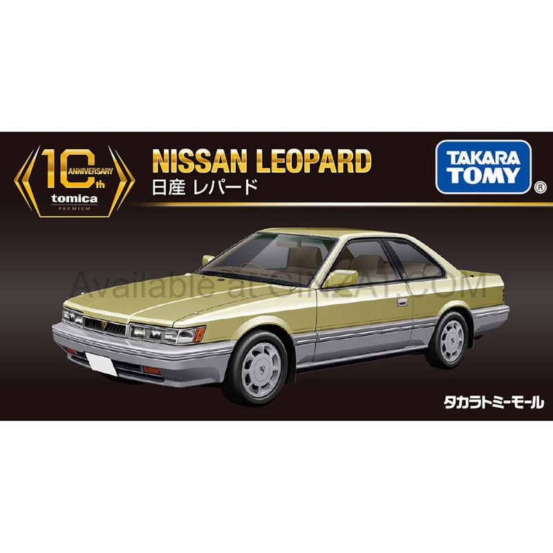 Nissan Leopard, Tomica Premium 10th Anniversary Special Reissue diecast model car 