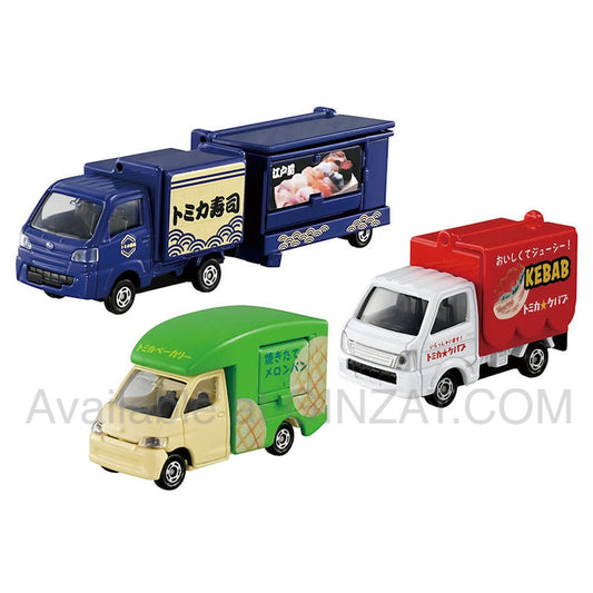 Tomica Let's All Eat! Tomica Food Shop Set