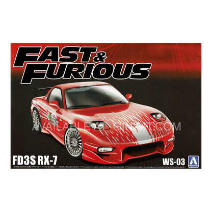 Aoshima 1/24 Fast & Furious FD3S RX-7