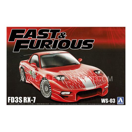 Aoshima 1/24 Fast & Furious FD3S RX-7