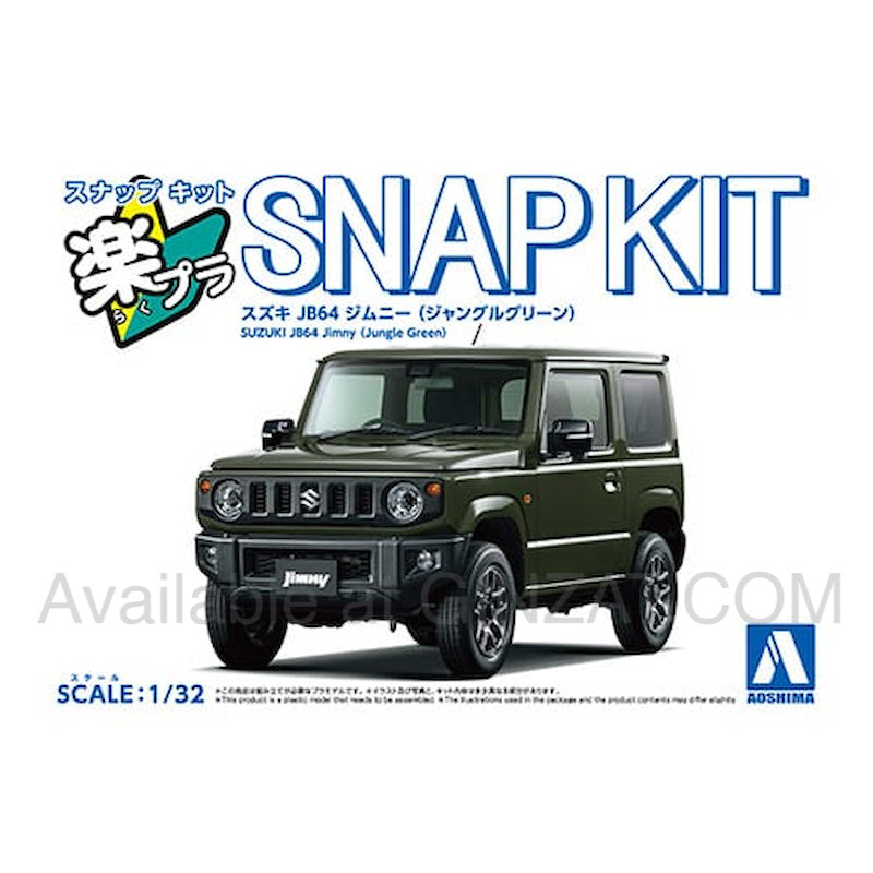 Aoshima 1/32 Suzuki JB64 Jimny (Jungle Green), The Snap Kit
