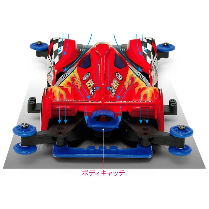 Tamiya Beginner’s Mini 4WD Series DOG RACER (BLUE/RAIKIRI)