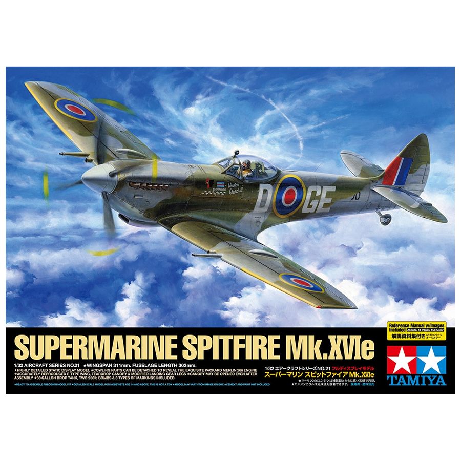Tamiya 1/32 Scale Supermarine Spitfire Mk.XⅵE
