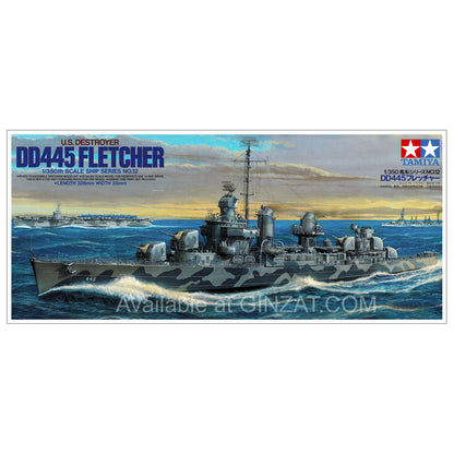 Tamiya 1/350 U.S. Navy Destroyer DD-445 Fletcher