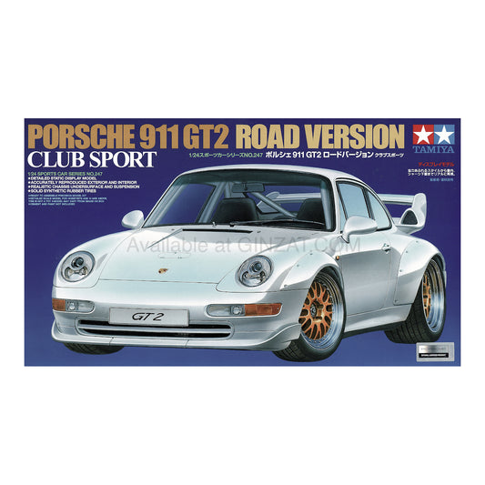 Tamiya 1/24 PORSCHE 911 GT2 ROAD VERSION CLUB SPORT