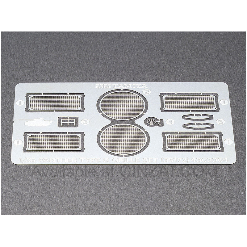 Tamiya 1/35 Scale German Panther Type G Photo Etched Grille Set