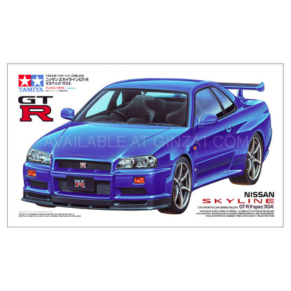 Tamiya 1/24 NISSAN SKYLINE GT-R V-spec (R34)