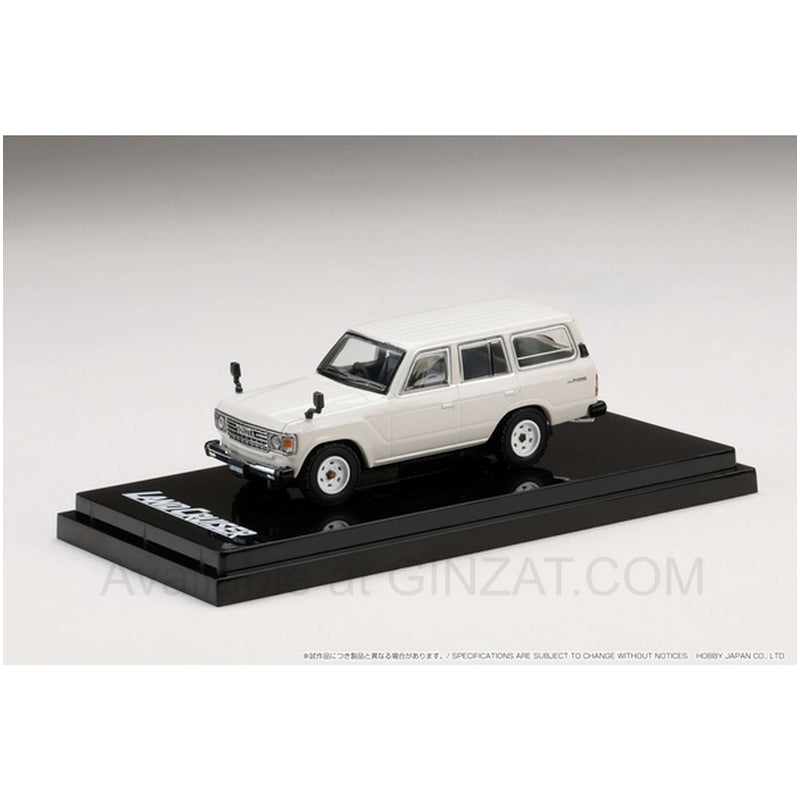 TOYOTA Land Cruiser 60 GX 1981 White, Hobby Japan diecast model car