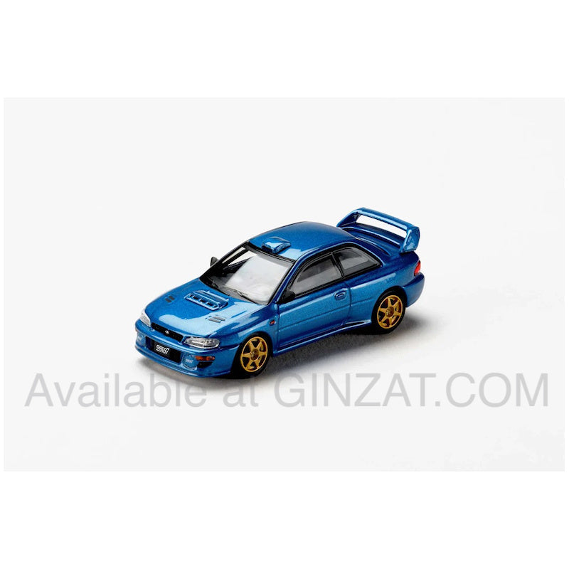 Subaru Impreza 22B-STi Version (GC8) JDM Style Sonic Blue Mica, JDM64 by Hobby Japan diecast model car