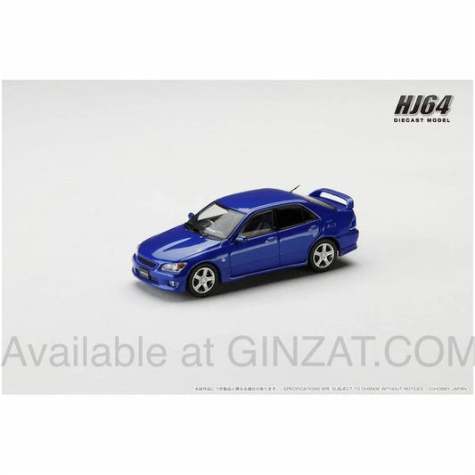 Toyota Altezza RS200 (E10) 1998 Genuine Option Parts Blue Mica, Hobby Japan diecast model car